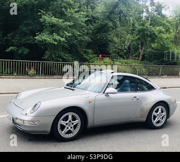 Porsche 911 - Matlock Bath Derbyshire UK Stockfoto