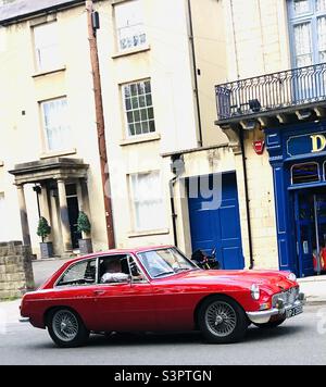 1968 MGC GT – Matlock Bath Derbyshire, Großbritannien Stockfoto