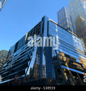 Die Geschäfte und Restaurants in den Hudson Yards, Hudson Yards, Midtown Manhattan, New York, New York, Usa Stockfoto