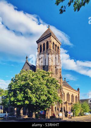 Eric Liddell Centre, Morningside Road, Edinburgh, Schottland. Charity-geführtes Gemeindezentrum, gegründet 1980, inspiriert von Olympiateilnehmer Eric Liddell. Stockfoto