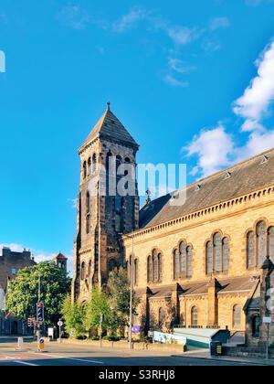 Eric Liddell Centre, Morningside Road, Edinburgh, Schottland. Charity-geführtes Gemeindezentrum, gegründet 1980, inspiriert von Olympiateilnehmer Eric Liddell. Stockfoto