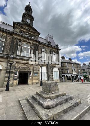 Buxton Town Hall im Peak District Stockfoto