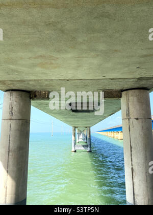 Seven Mile Bridge, Marathon, Florida Stockfoto