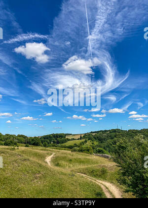 Crickley Hill Country Park Stockfoto