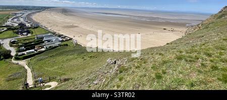 Brean Beach. England. Stockfoto