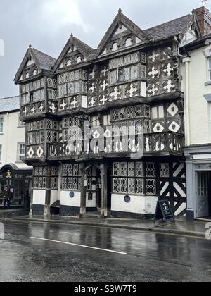 Feathers Hotel in Ludlow, Shropshire Stockfoto