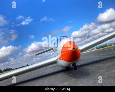 Royal Air Force Air Cadet Viking Segelflugzeug bei RAF Topcliffe Stockfoto