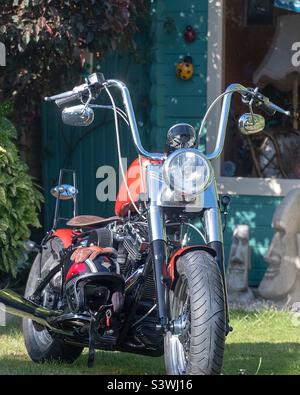 Harley Davidson Heritage softail Chopper Stockfoto