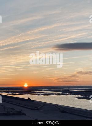 Leasowe Bay Stockfoto