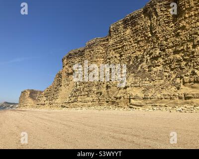 West Bay Cliffs Stockfoto