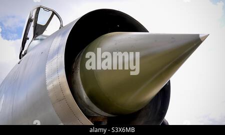 Lufteinlass Des Jagdflugzeugs Stockfoto
