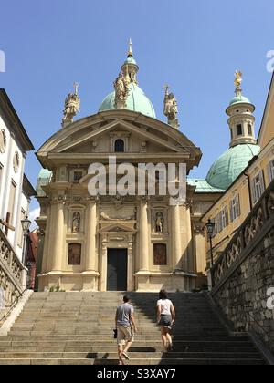 Grab von Kaiser Ferdinand II. (Mausoleum Kaiser Ferdinands II.), Graz, Österreich. Stockfoto