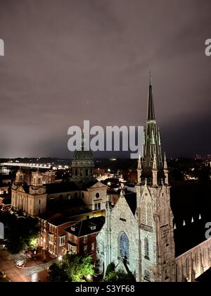 Skyline von Harrisburg Stockfoto