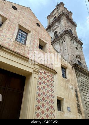 Iglesia de San Juan Bautista in der Altstadt von Malaga Stockfoto