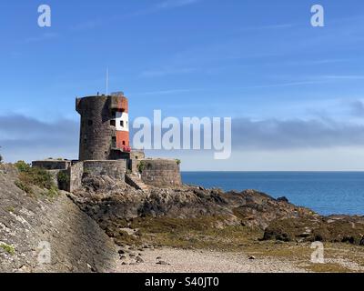 Archirondelturm in Jersey, Kanalinseln Stockfoto