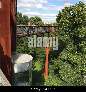 The Treetop Walkway at Kew Gardens, London, September 2015, Bild 42. Stockfoto