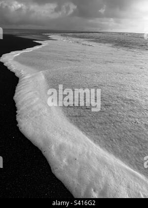 Sea Foam - Ocean Shores WA - USA Stockfoto
