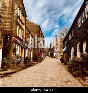 Haworth Main Street Stockfoto