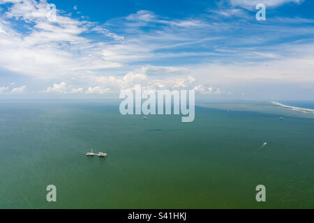 Mobile Bay im Juni Stockfoto