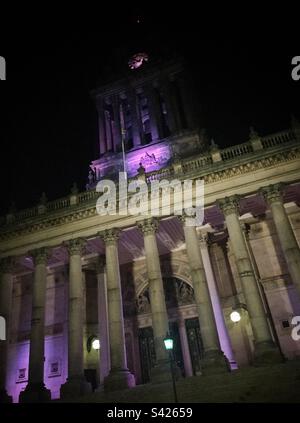 Leeds Town Hall, Leeds, Großbritannien. Stockfoto