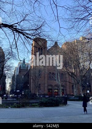 Ein Spaziergang auf dem Platz, Stuyvesant Square, New York Coty Stockfoto