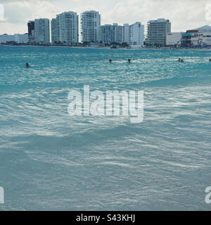 Playa Gaviota Azul, Hotel Zone, Cancun, Quintana Roo, Yucatan-Halbinsel, Mexiko Stockfoto