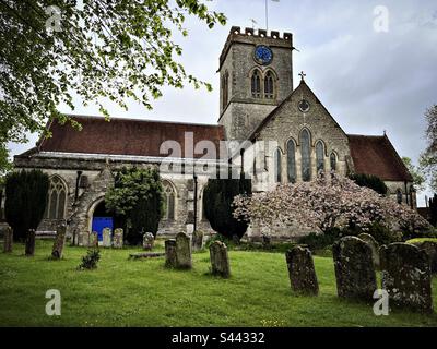 St. Peter und St. Paul Kirche in Ringwood in Hampshire. Stockfoto