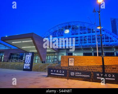 Manchester Central Convention Complex, Veranstaltungsort der Hyrox Weltmeisterschaft 2022/2023. Stockfoto