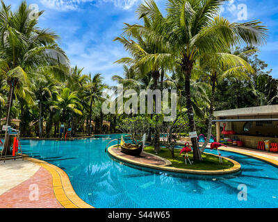 Neues Resort in Hainan Stockfoto