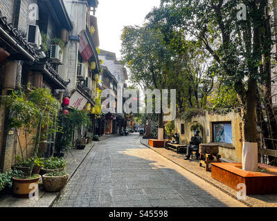 Straße in Hunan Stockfoto