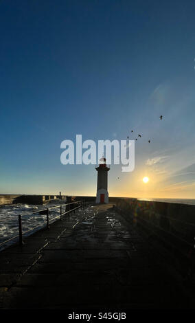 Farolim de Felgueiras in Porto, Portugal Stockfoto