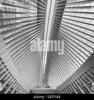 Das Oculus Transportzentrum, Manhattan, New York, New York, USA Stockfoto