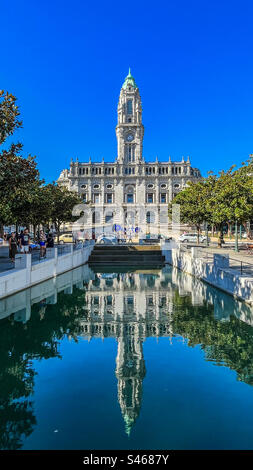 Cãmara municipal do Porto, Portugal Stockfoto