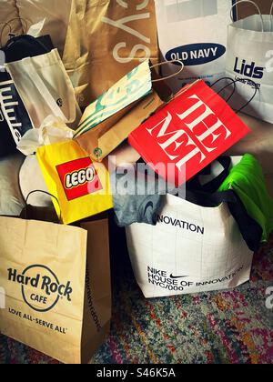 Einkaufstaschen Stockfoto