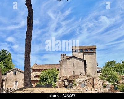 Kirche San Bonaventura al Palatino, Palatin Hill, Rom Stockfoto