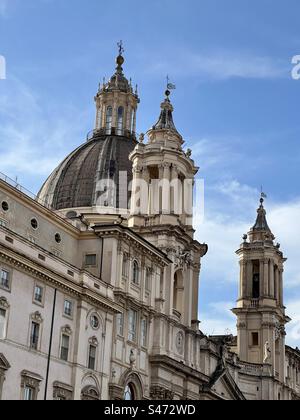 Sant'Agnese in Agonein Piazza Navona, Rom Stockfoto