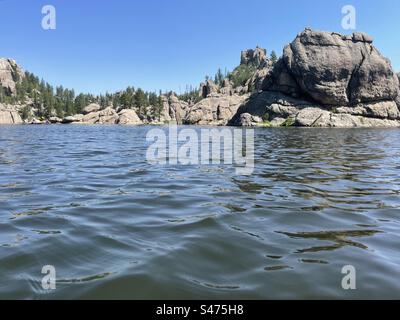 Kajakfahren auf Sylvan Stockfoto