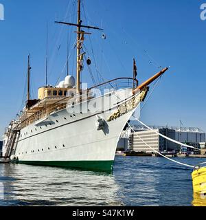 Dannebrog Royal Yacht Stockfoto