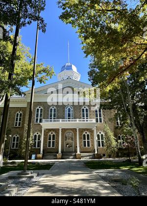 Das Nevada State Capitol in Carson City ist ein neoklassizistisches italienisches Gebäude, das zwischen 1869 und 1871 erbaut wurde Stockfoto