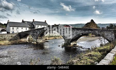 Pont Fawr Stockfoto