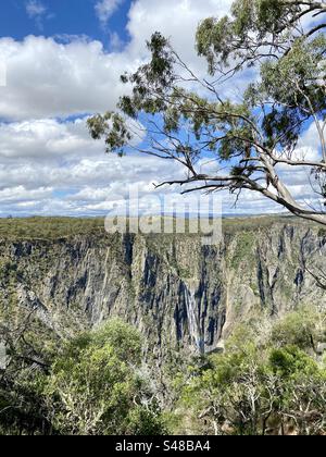 Wollombi Wasserfall in der Nähe von Armidale NSW Australien Stockfoto