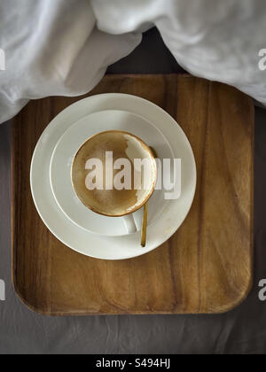 Frühstück im Bett: Phillip Roberts Stockfoto