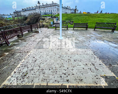 Whitby District Celebration Path am Khyberpass Stockfoto