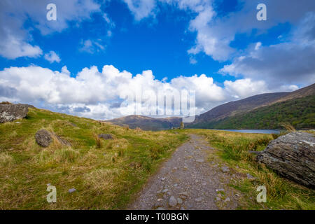 Uragh Steinkreis, Beara Halbinsel, Irland Stockfoto