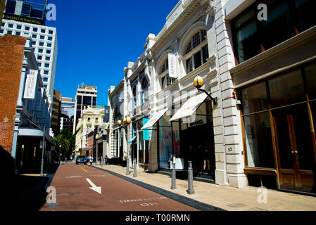 PERTH, Australien - 2. März, 2019: Iconic Luxus Shopping Stores auf der nördlichen Seite der King Street Stockfoto