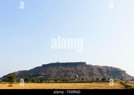 Bhangsi Mata fort ein Mini fort in der Nähe von Aurangabad zwischen Daulatabad Fort und Mumbai, Maharashtra, Indien gelegen. Stockfoto