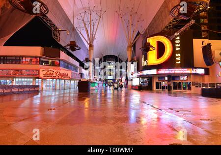 Fremont Street, Las Vegas Stockfoto