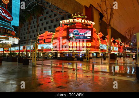 Fremont Street, Las Vegas Stockfoto