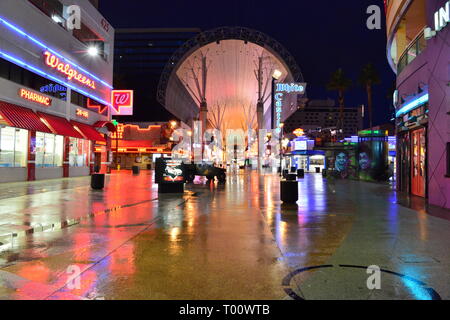 Fremont Street, Las Vegas Stockfoto