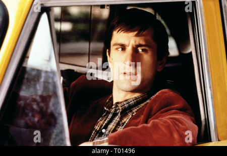 ROBERT DE NIRO, Taxifahrer, 1976 Stockfoto